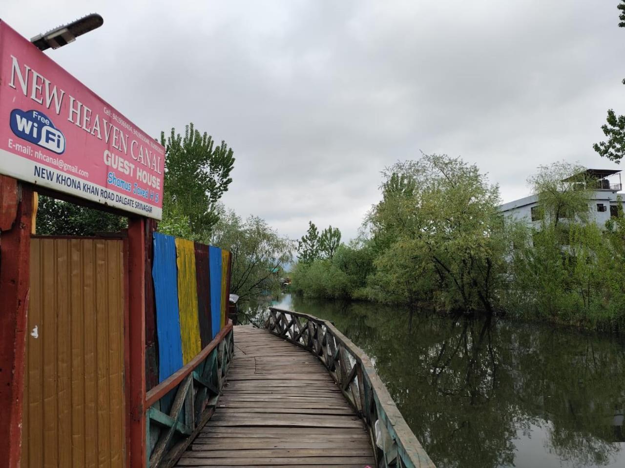 Hotel New Heaven Canal Srīnagar Kültér fotó